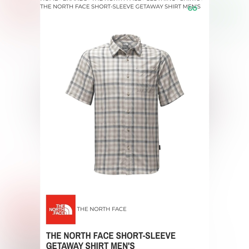The North Face Short Sleeve Men’s Getaway shirt. Brand new, tags removed,SZ XL.